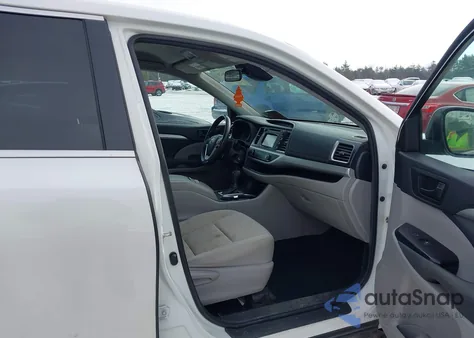 2019 Toyota Highlander Le from USA, damaged, VIN 5TDBZRFH4KS993888